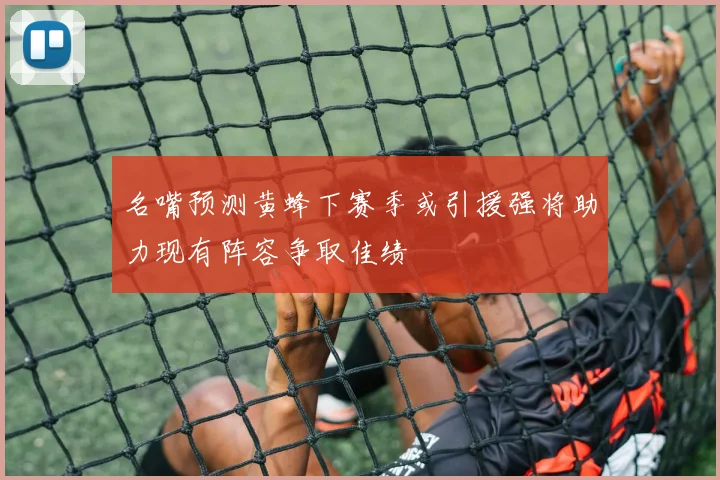 名嘴预测黄蜂下赛季或引援强将助力现有阵容争取佳绩